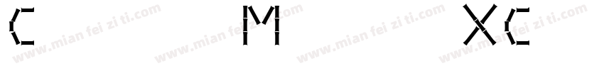ClariceMediumXCaps Regular字体转换